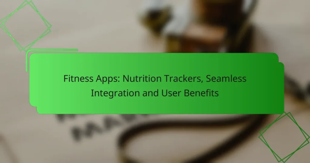 Fitness Apps: Nutrition Trackers, Seamless Integration and User Benefits