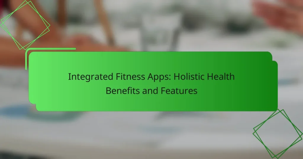 Integrated Fitness Apps: Holistic Health Benefits and Features